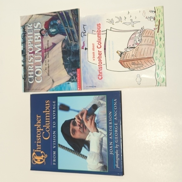 Scholastic Christopher Columbus Children's Book Set of 3 Books - Picture 1 of 7